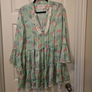 Kenny Flowers Vibrant Tropical Dress